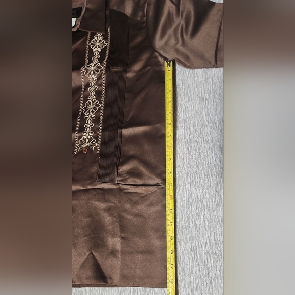 zava fine embroidered guayabera with buttons Short sleeve size L - Picture 12 of 12